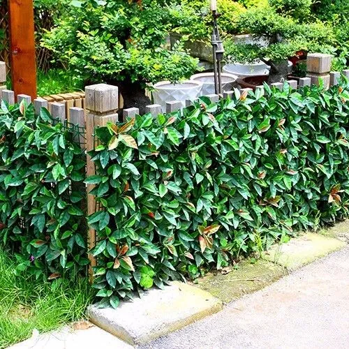 Clôture de jardin en plastique artificiel clôture en pvc clôture en bois jardin plantes en plastique plantes artificielles treillis bois jardin pour la décoration
