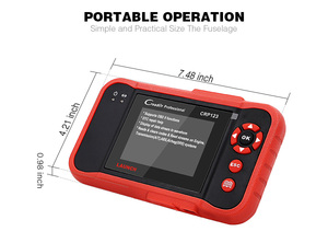 Buon feedback lancio originale CRP123 Launch Diagnostic Machine Car OBD2 Scanner Test Machine per 4 sistemi Scan Tool CRP 123 - Product Image 5