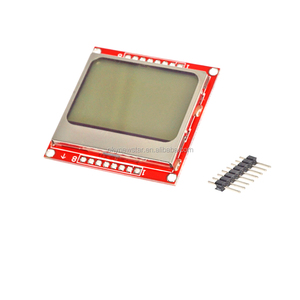 Okystar OEM/ODM 5110 84*48 modulo LCD Display retroilluminato bianco con scheda rossa - Product Image 1