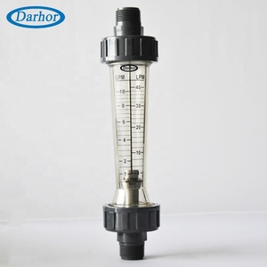 Darhor fabrika fiyat düşük maliyetli inline PSU/PVC tutkal bağlantı akış göstergesi plastik su debimetre rotametre su debimetre - Product Image 4