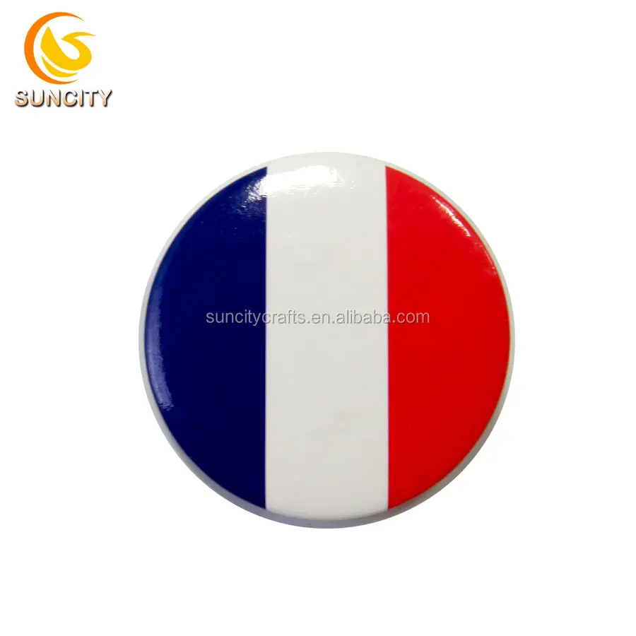 ธงหมุดโลหะของฝรั่งเศส,กระดุมตราสัญลักษณ์ดีบุกทำจากโลหะตกแต่งบุคลิกภาพของขวัญส่งเสริมการขายพิมพ์โลโก้แบบกำหนดเอง