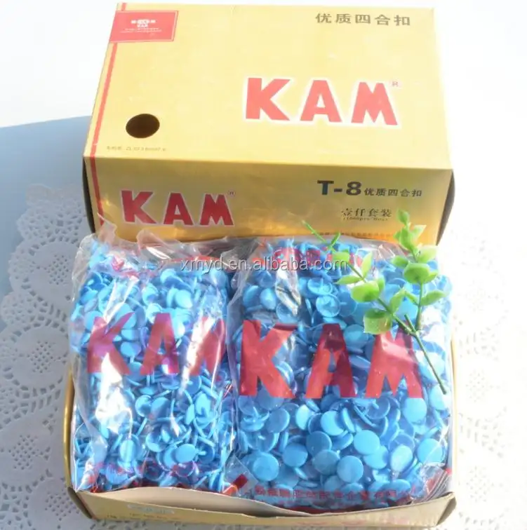 ราคาดี KAM แบรนด์ T8 Snaps 60สีสต็อก,ขนาด24 KAM Snap Fasteners