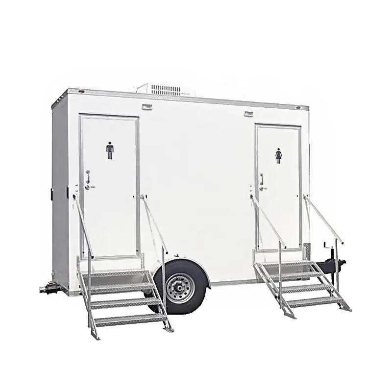 Tune Outdoor Mobiele Badkamer Draagbare Toilet Trailers Gebruikt Draagbare Toiletten Voor Verkoop