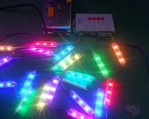 40pcs TM1804 pixel modul (3pcs 5050 SMD RGB LED)+ 1pcs 12V/60W netzteil + SD karte pixe modul controller(pre-set, einfach zu bedienen) 2 - Product Image 1