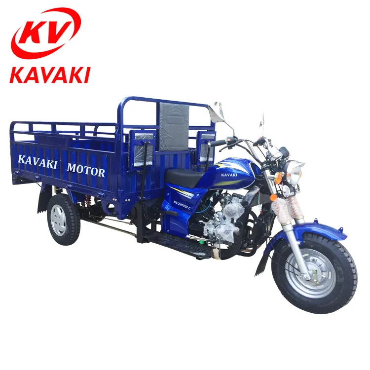 Guangzhou KAVAKI 200cc Hava Soğutmalı 4 Vuruş benzin üç tekerlekli motosiklet/kargo trike/3 tekerlekli araba/motosiklet