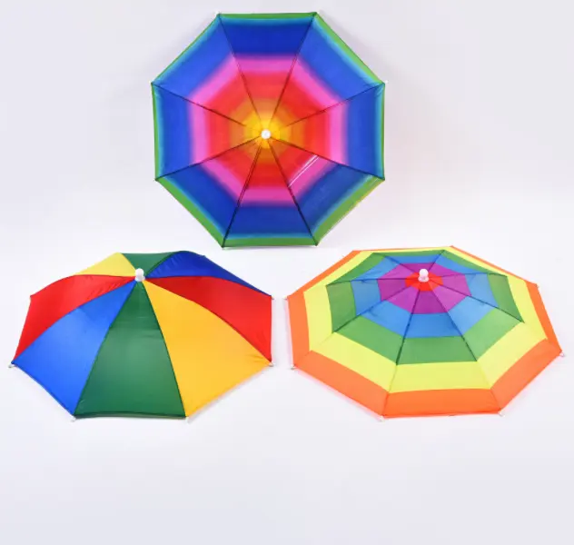 Pequeño barato promocional sombrero paraguas