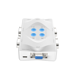 USB VGA <strong>KVM</strong> <strong>Switch</strong> <strong>4</strong> Port, MT-VIKI Hotkey <strong>KVM</strong> Switcher Console <strong>Switches</strong> <strong>4</strong> Computer <strong>1</strong> Monitor Keyboard Mouse, 2 in <strong>1</strong> Cable