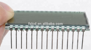 7-Segment Display Lcd Pannello Personalizza Cifre Trasparente Display A Cristalli liquidi TN Tipo di 6 Bit Display Lcd con Perni connessione - Product Image 4