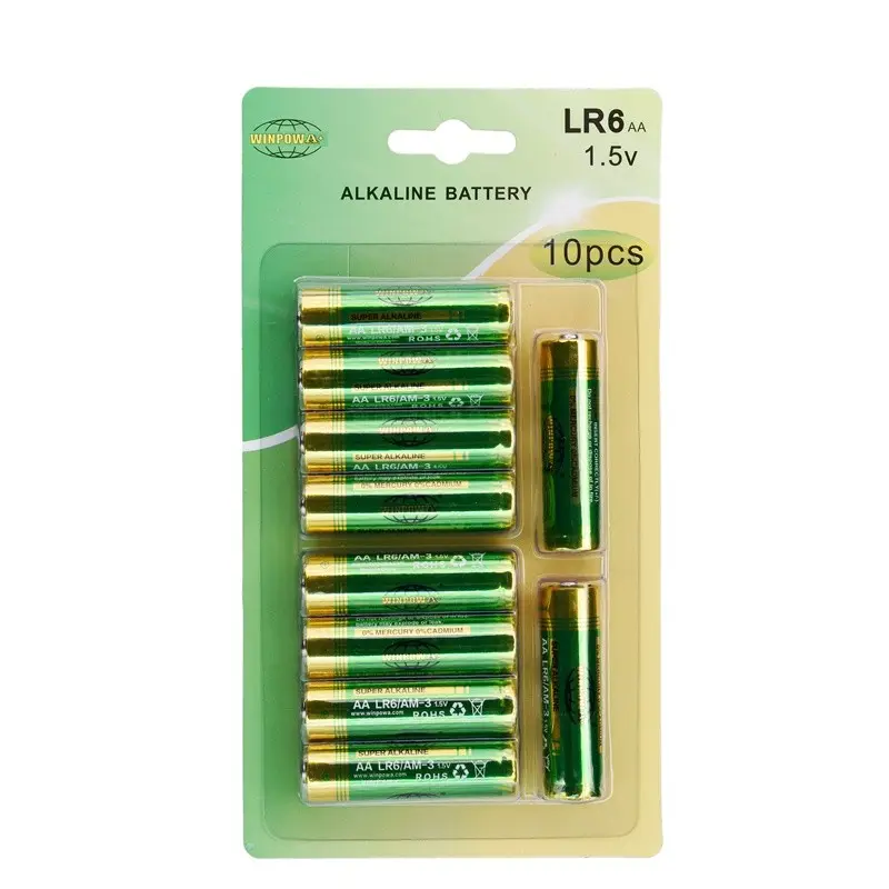 शीर्ष बेच बैटरी ए. ए. बैटरी 1.5V UM3 LR6 ए. ए. क्षारीय बैटरी
