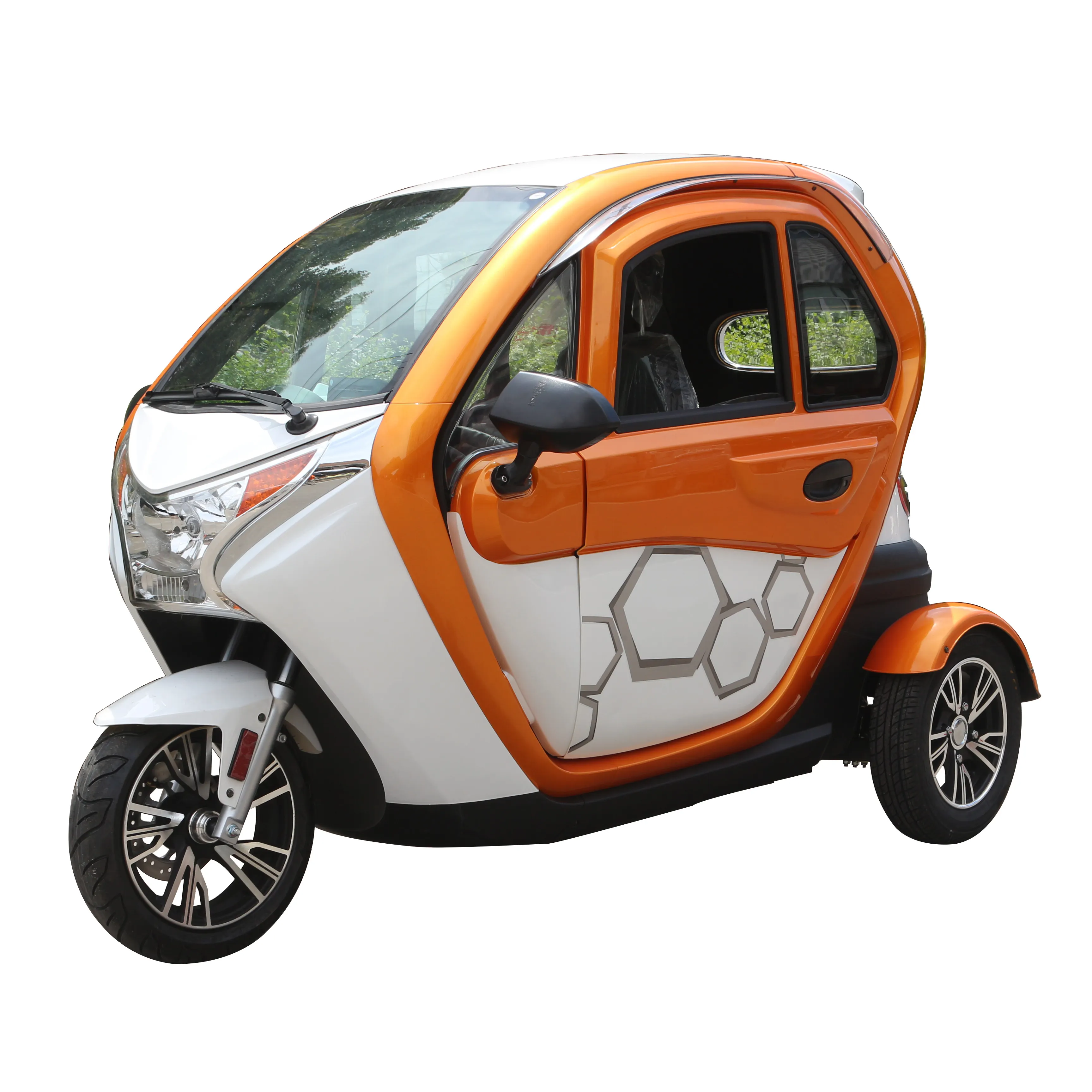 EEC Certificate Cheap Three Wheel Electric Car Three Seats Two Doors Electric Vehicle