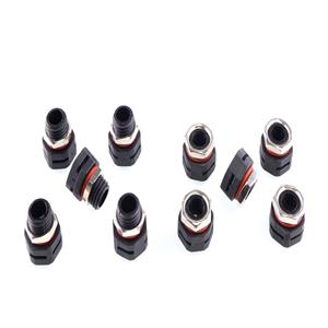 Lighting Hydrophobic IP 68 <strong>Air</strong> <strong>Permeable</strong> Black Plastic M12 Threaded Vent <strong>Valve</strong>