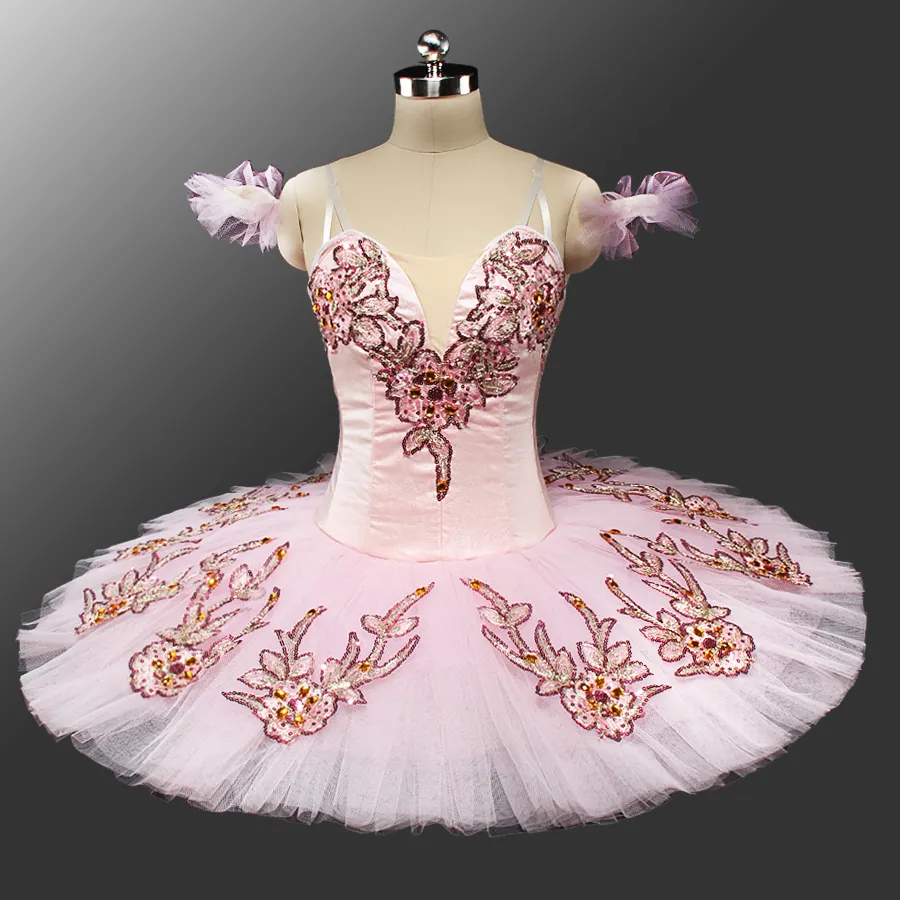 Costumes de danse professionnelle à 12 couches, taille personnalisée pour filles, Tutu classique