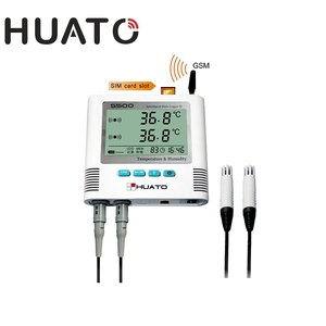Temperatura humedad registrador de datos/gsm sms registrador de temperatura de/GSM alarma temperatura humedad registrador de datos HUATO S580-EX-GSM - Product Image 1