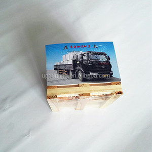 Cubo de papel de diseño personalizado, nota adhesiva con palé de madera, Cubo de notas, bloque de papel impreso personalizado, notas adhesivas en un palé - Product Image 6