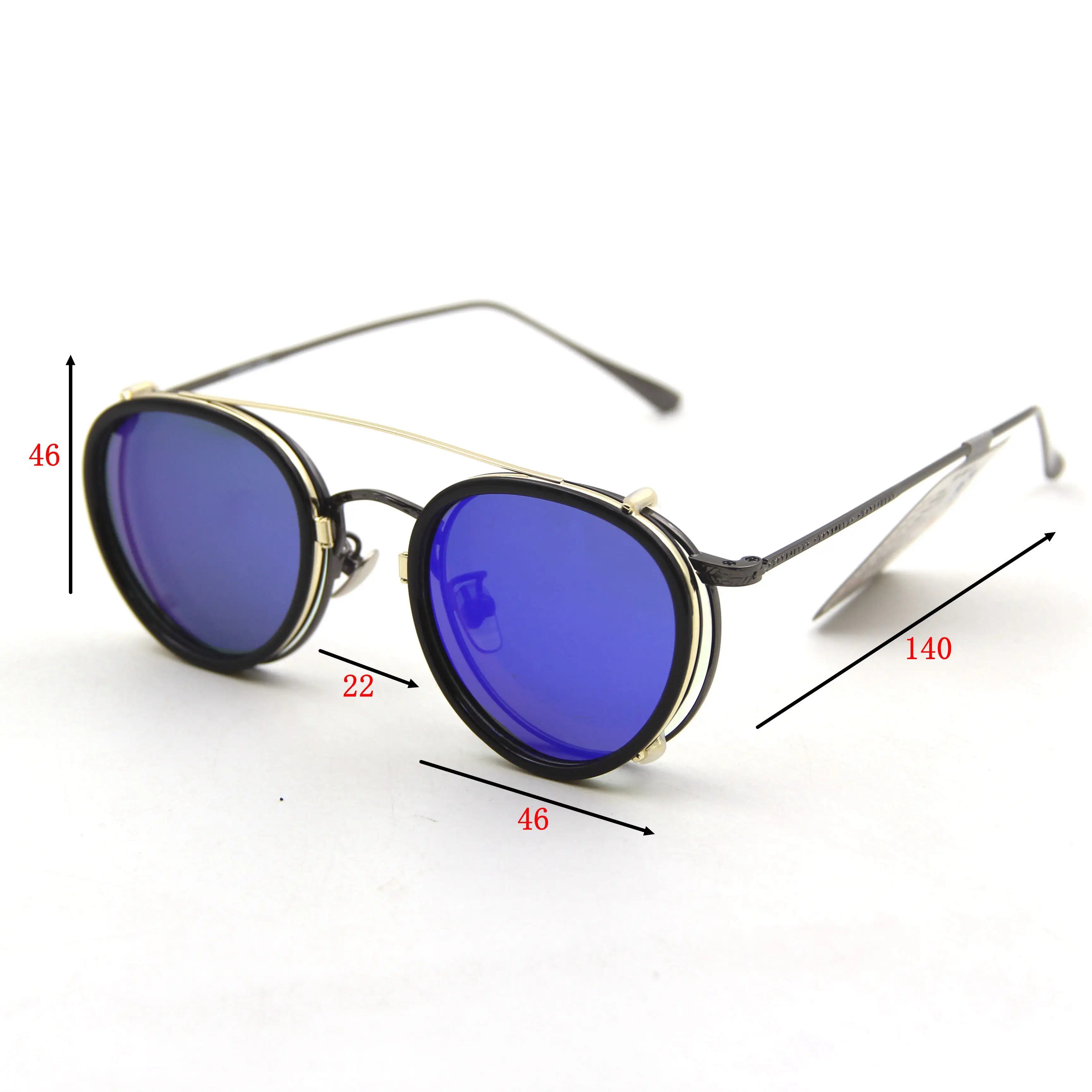 แว่นตาโลหะกรอบคลิปบนแว่นกันแดด UV400แว่นตากันแดดโพลาไรซ์