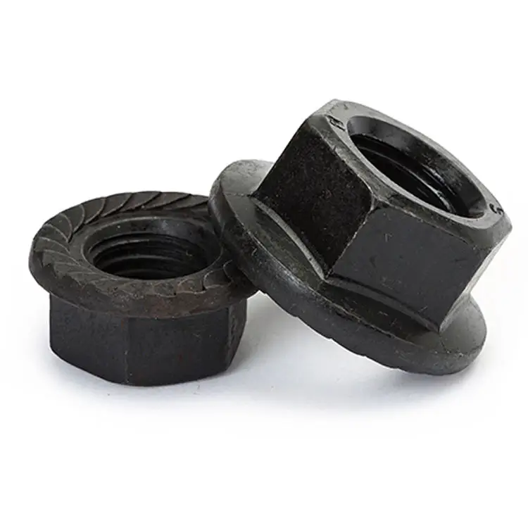 M3 m22 m28 porca hexagonal em aço inoxidável, preto