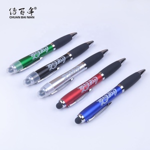 ขายร้อนเครื่องเขียน3 In 1ปากกาไฟ Led โลโก้และ Stylus - Product Image 2