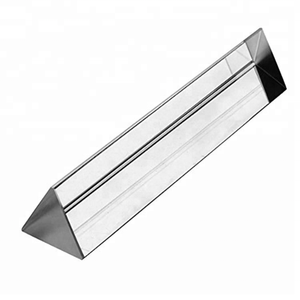 Crystown bền tam giác ngũ giác lăng kính Đèn Chùm Pha Lê Laser khắc Raindrop quang ống kính thủy tinh Laser khác nhau 3D - Product Image 1