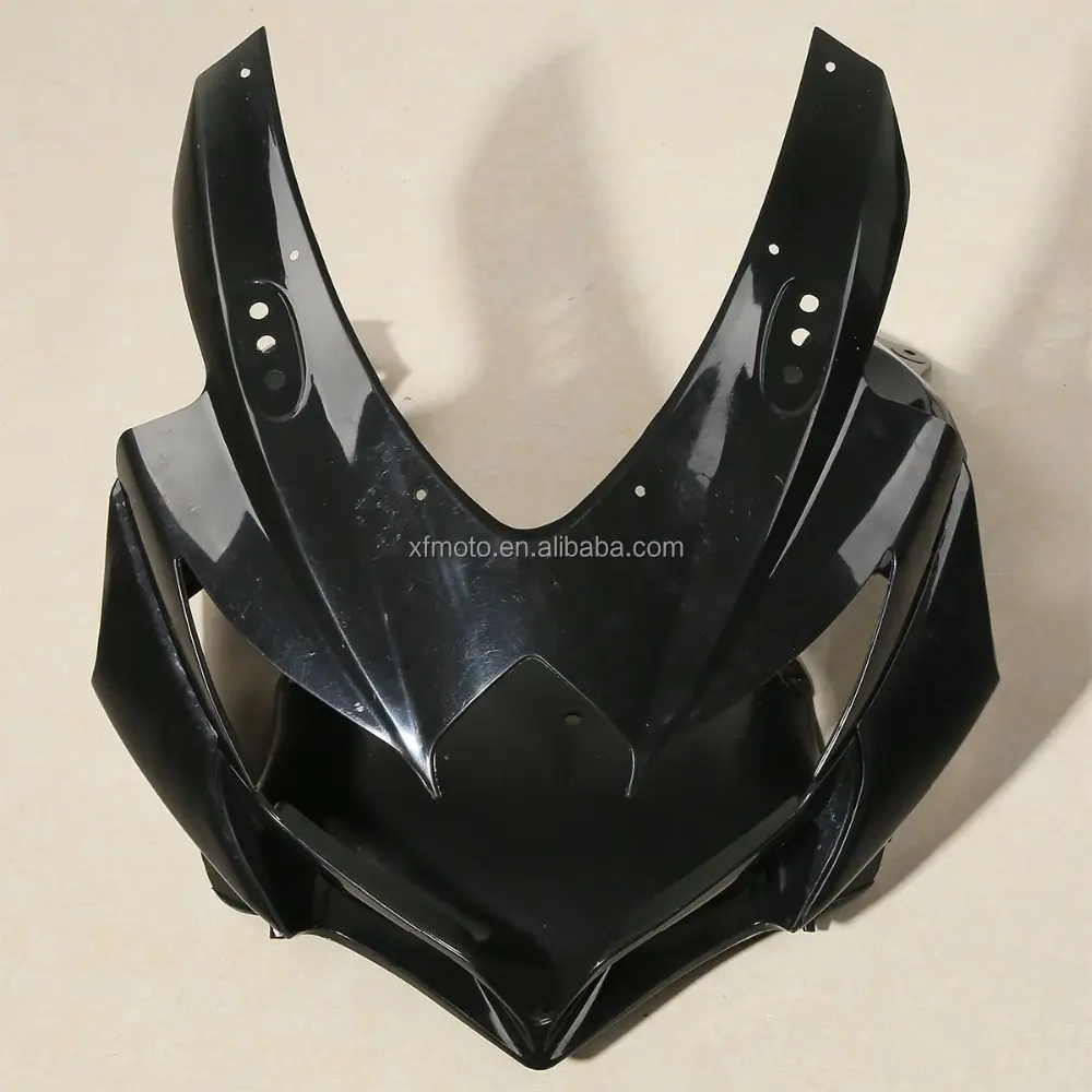 Unpainted काला सामने उपहार Cowl सिर नाक सुजुकी GSXR600 GSX-R750 2008-2010 के लिए 09