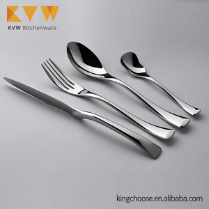 银器平板餐具餐具套装不锈钢勺叉刀礼品套装 - Product Image 3