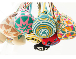 コロンビアボルサバッグmochila wayuu手作りmochilas wayuu bolsoエスニックバッグsaco de mujer - Product Image 1