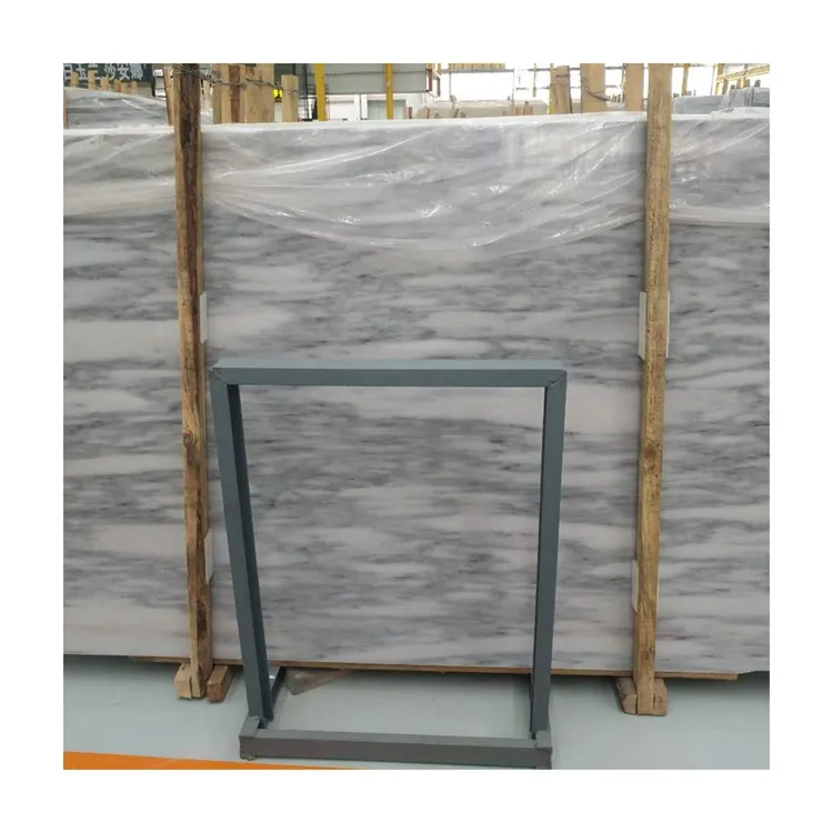 SHS Victoria lastra di marmo bianco carrara con venature grigie bianche marmo grigio Carrara cinese 30x60 piastrelle cina marmo bianco di Carrara