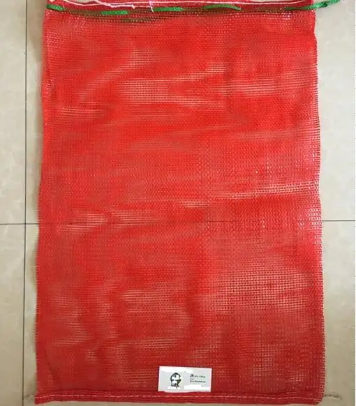 South Africa 30kgs 35kgs red onion pp circular leno mesh bag 52x85