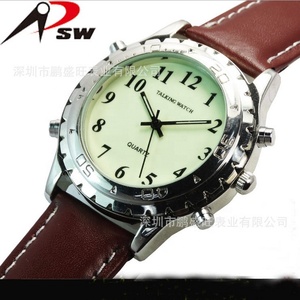 Görme engelli İzle relogio masculino saat erkekler kuvars İngilizce Alarm Talking saatler kör insanlar için - Product Image 5