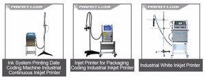 Perfect Laser Automatic Continuous Plastic IC-Karten Etiketten Box Verfalls datum Chargen code Codierung Tinten strahl drucker Druckmaschine - Product Image 2