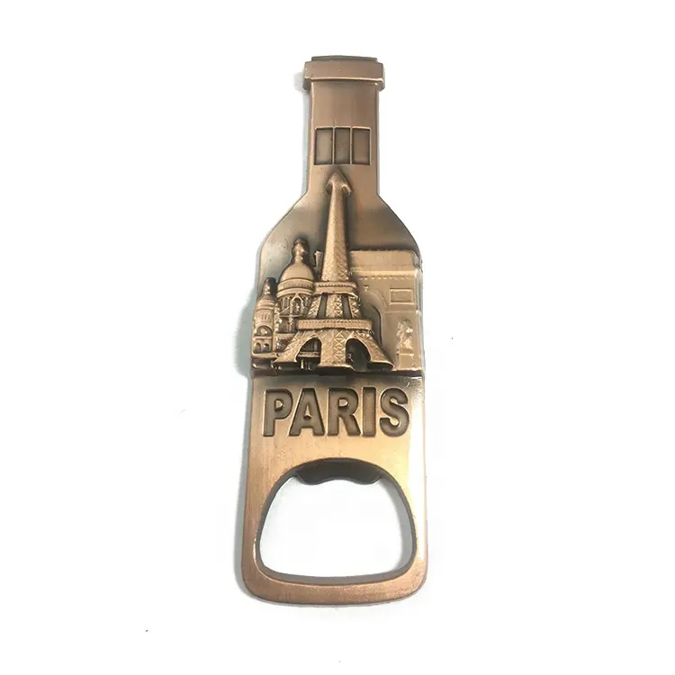 Einzigartige Paris Eiffelturm Logo Metall Flasche Opener Für Frankreich Tourist Souvenir