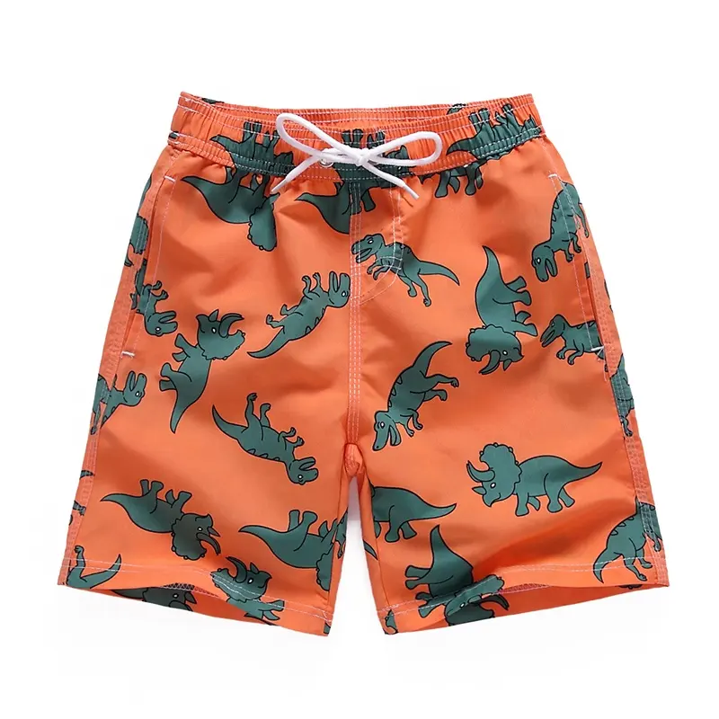Venta al por mayor los niños ropa de moda de playa pantalones cortos rápida seco niños natación troncos