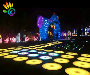 重力センサーのお祝い活動ゲームフロアタイルはナイトクラブのためのダンスフロアパネルを導きました