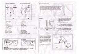 Dual Flush Water Africa WC tank Toilet ABS Hand Control <strong>Cistern</strong> <strong>Mechanism</strong> - Product Image 4