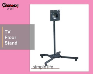 Kệ Có Thể Điều Chỉnh Được, Kệ Trưng Bày Truyền Hình Xoay Được Với Giá Đỡ TV <span class=keywords><strong>LCD</strong></span> LED Xe Đẩy - Product Image 6