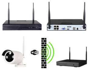 H.264 4 pcs WiFi IP IR 防水摄像机和 4 通道 NVR 套件 (HDV-IPK1004) - Product Image 3
