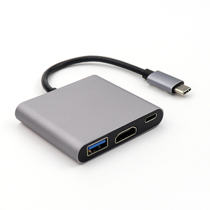 <strong>USB</strong> C Hub Type C to <strong>HDMI</strong> 4K+<strong>USB</strong> 3.0+<strong>USB</strong>-C Converter Cable Charging Port <strong>Adapter</strong> - Product Image 3