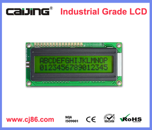 STN COB gelbgrün 16x2 1602 numerisches alpha numerisches Zeichen LCD-Modul Anzeige feld unterstützt verschiedene Schriftarten für Maschine - Product Image 2