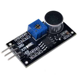 LM393チップ3ピンブラックPCBボードを備えた音声検出センサーモジュール音声センサー - Product Image 4