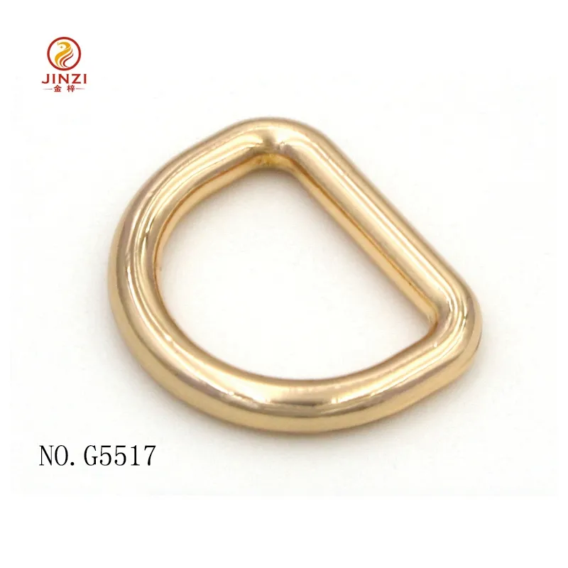 Venta oro de anillo de metal D para bolsa bolso de la correa de accesorios