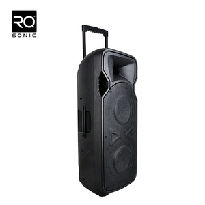 RQSONIC PMM210AQX扬声器有源2*10英寸有源扬声器便携式扬声器，带无线麦克风 - Product Image 3