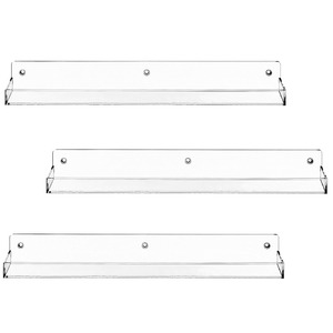 Bán Sỉ Bộ 3 Kệ Nổi Sơn Móng Tay Gắn Tường Bằng Acrylic Trong Suốt Giá Sắp Xếp Trưng Bày Tinh Dầu - Product Image 2