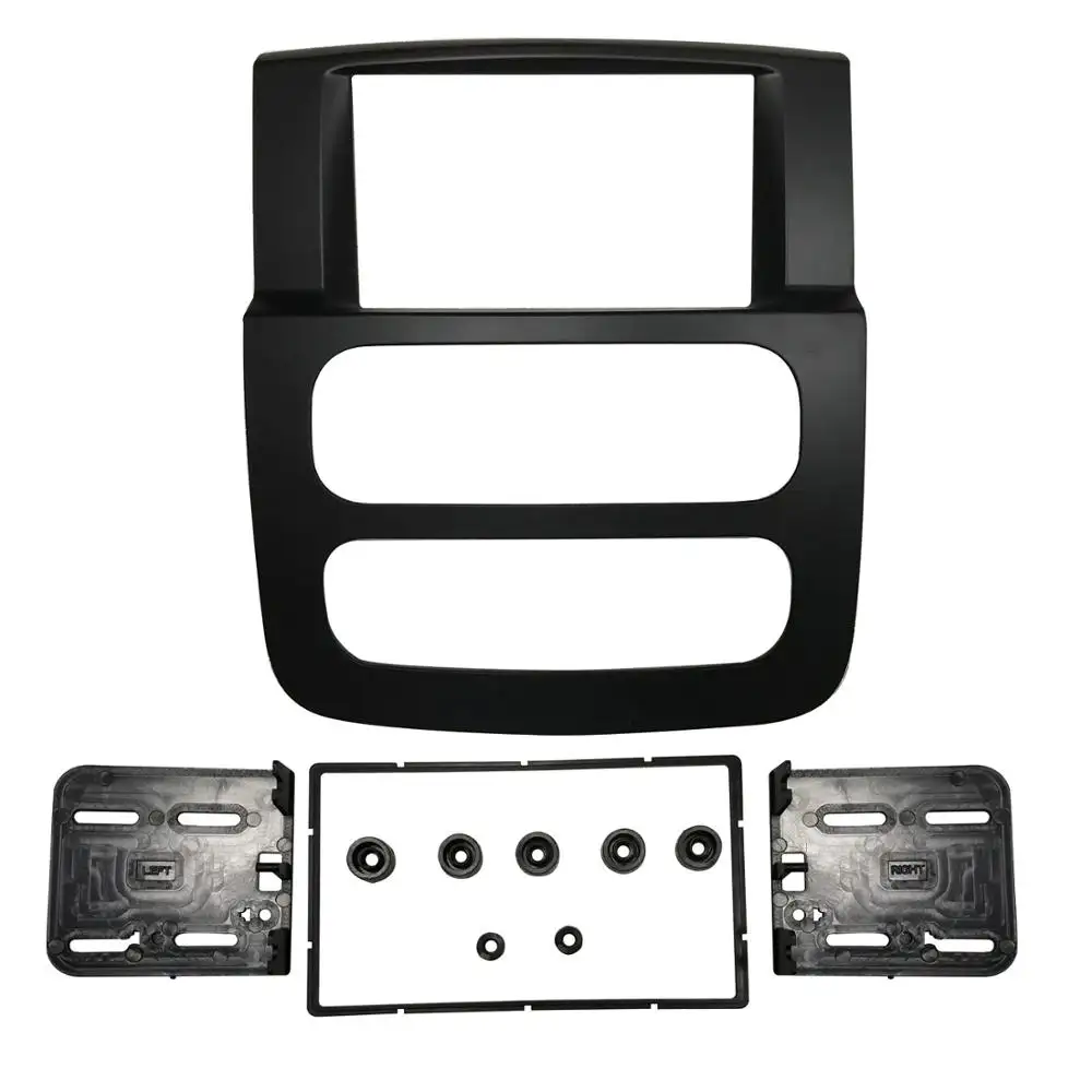 2 DIN รถวิทยุกรอบสำหรับ Dodge Ram 1500 2500 3500สเตอริโอติดตั้งแผงติดตั้ง Trim Bezel ชุด