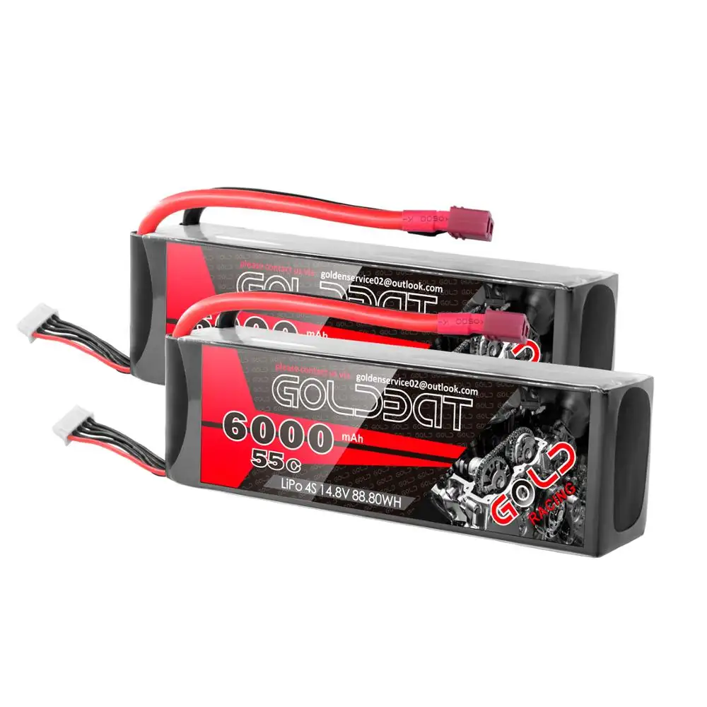 고용량 2S 3S 4S 5S 6S 6000mah 충전식 lipo 배터리 취미 rc 자동차