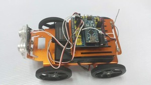 4wd <span class=keywords><strong>Arduino</strong></span> piattaforma mobile compatibile con 4 ruote e motori