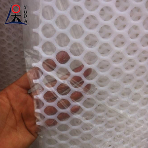 Poultry breeding plastic plain netting white flexible plastic pe extruded chicken wire mesh <strong>pp</strong> flat <strong>net</strong> - Product Image 1