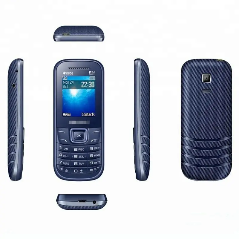 Sıcak ucuz 2g cep telefonu Spreadtrum6531 Unlocked GPRS GSM cep telefonu Samsung 1200 1207