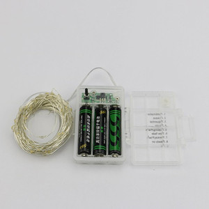 10/20/30LEDs Micro Mini LED Kupfer Lichterketten Batterie betriebene warm weiße LED Lichterkette Weihnachts dekoration