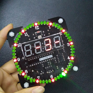 Uhr DIY Rotierenden DS1302 Digitale Led-anzeige Modul Alarm Elektronische Digitale LED Temperatur Display Uhr DIY Kit 5V - Product Image 2