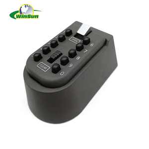 Kombination schloss mit großer Kapazität Code-Schloss Sicherer Kasten halter Schlüssel Tragbarer Safe für Familien makler Außenwand-Schlüssel box - Product Image 6