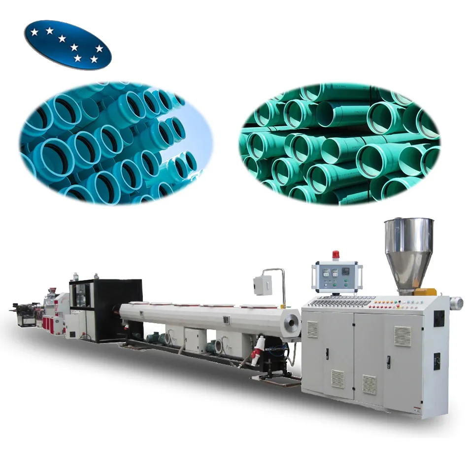 PVC plástico espiral manguera de succión de la línea de producción de la máquina extrusora de